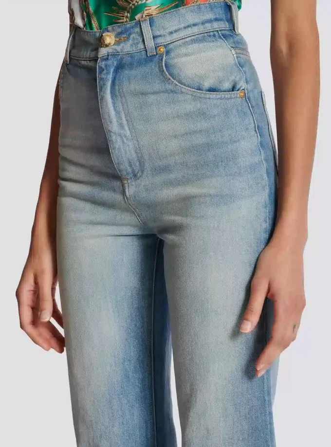 Flared-fit denim jeans Flared-fit denim jeans