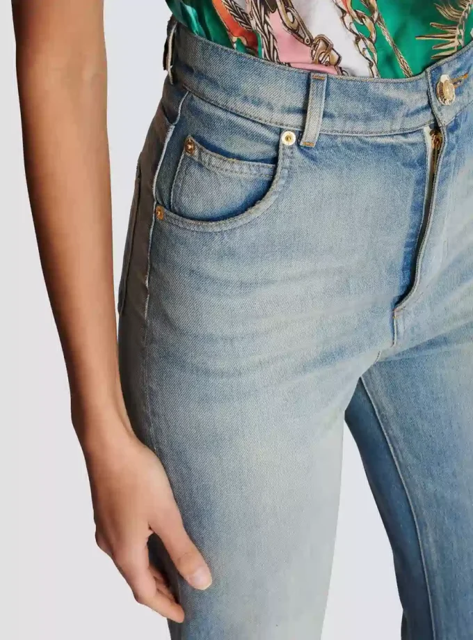 Flared-fit denim jeans Flared-fit denim jeans