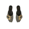 Flat monogram jacquard Anthem sandals