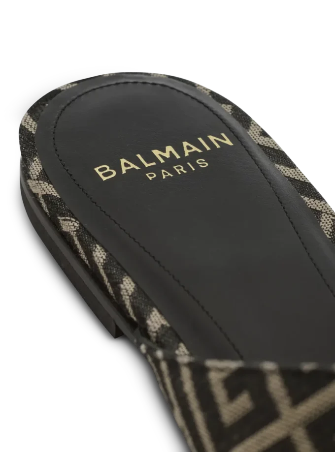 Flat monogram jacquard Anthem sandals