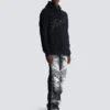 Flocked Balmain Letter hoodie