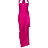 Flowing draped interlock jersey dress Flowing draped interlock jersey dress