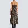 Flowing leopard print velvet dress Flowing leopard print velvet dress