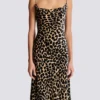 Flowing leopard print velvet dress Flowing leopard print velvet dress