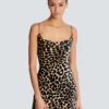 Flowing leopard print velvet dress Flowing leopard print velvet dress