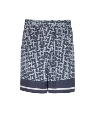 Flowing monogrammed shorts
