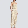 Flowing printed jumpsuit with Balmain Chains pattern Flowing printed jumpsuit with Balmain Chains pattern