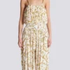 Flowing printed jumpsuit with Balmain Chains pattern Flowing printed jumpsuit with Balmain Chains pattern