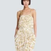 Flowing printed jumpsuit with Balmain Chains pattern Flowing printed jumpsuit with Balmain Chains pattern