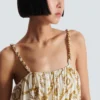 Flowing printed jumpsuit with Balmain Chains pattern Flowing printed jumpsuit with Balmain Chains pattern
