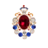 Gems crystal brooch
