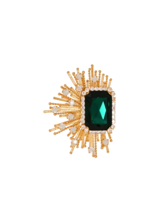 Gems rhinestone and crystal brooch