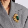 Gems rhinestone and crystal brooch
