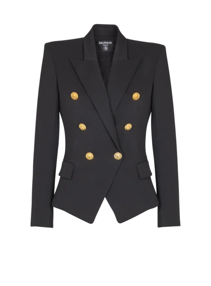 Grain de poudre 6-buttons fitted jacket Grain de poudre 6-buttons fitted jacket