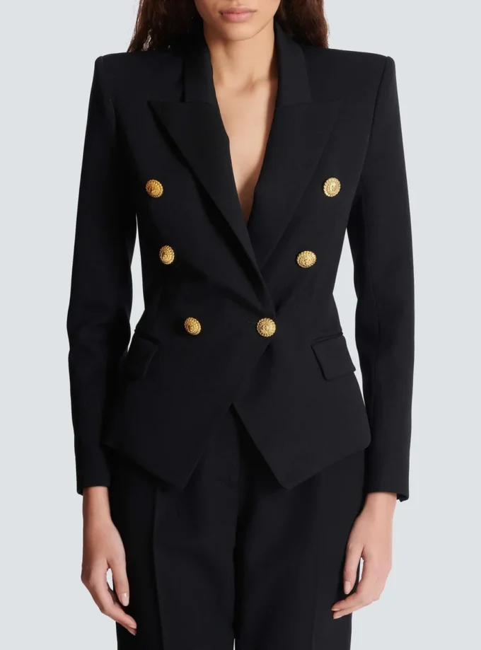 Grain de poudre 6-buttons fitted jacket Grain de poudre 6-buttons fitted jacket