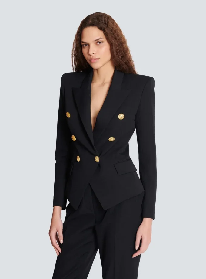 Grain de poudre 6-buttons fitted jacket Grain de poudre 6-buttons fitted jacket