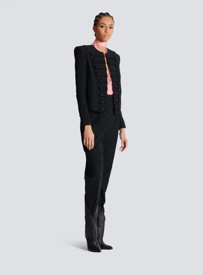 Grain de poudre edge-to-edge spencer jacket Grain de poudre edge-to-edge spencer jacket