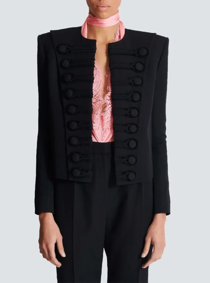 Grain de poudre edge-to-edge spencer jacket Grain de poudre edge-to-edge spencer jacket