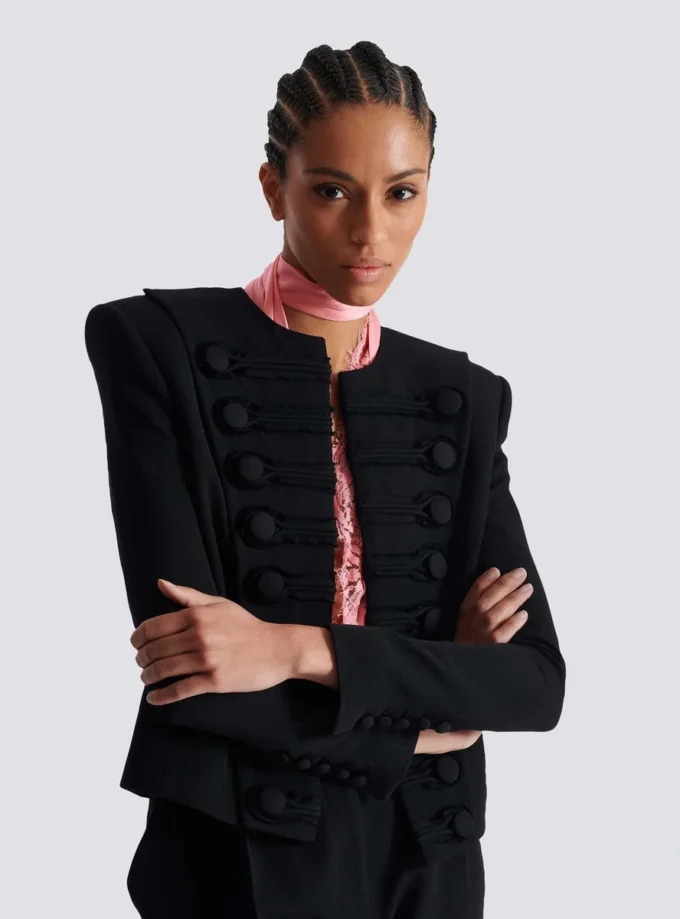 Grain de poudre edge-to-edge spencer jacket Grain de poudre edge-to-edge spencer jacket