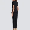 Grain de poudre jacket with belt detail Grain de poudre jacket with belt detail