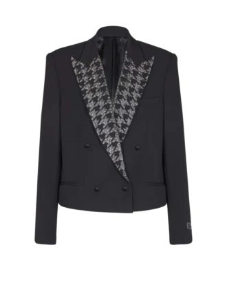 Grain de poudre jacket with crystals