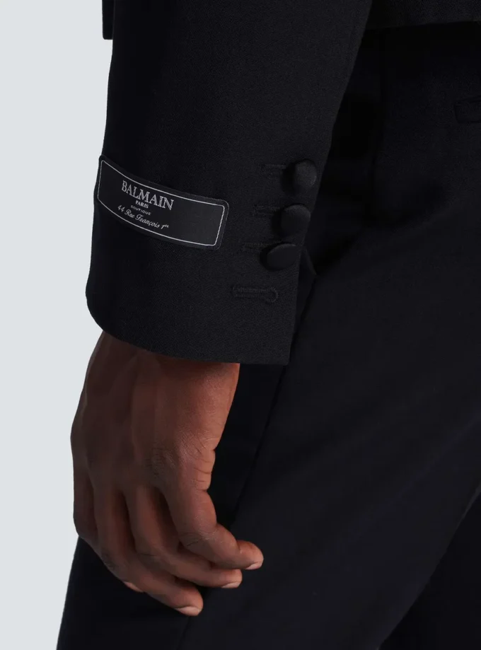 Grain de poudre jacket with crystals