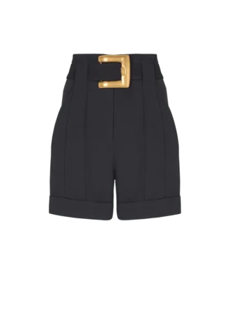 Grain de poudre shorts with belt
