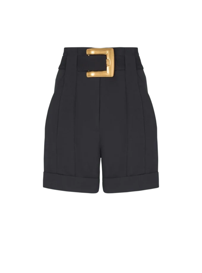 Grain de poudre shorts with belt