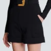 Grain de poudre shorts with belt