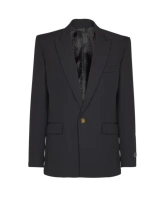 Grain de poudre wool 1-button jacket