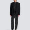 Grain de poudre wool 1-button jacket