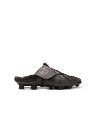 Half Time faux fur-lined mules with technical fabrics Half Time faux fur-lined mules with technical fabrics