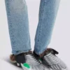 Half Time faux fur-lined mules with technical fabrics Half Time faux fur-lined mules with technical fabrics