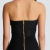 Halterneck pleated knit midi dress Halterneck pleated knit midi dress