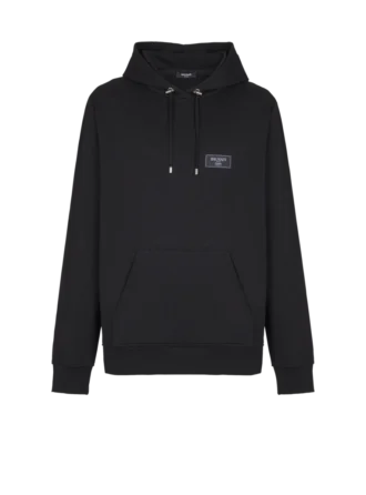 Hoodie with Balmain Couture label