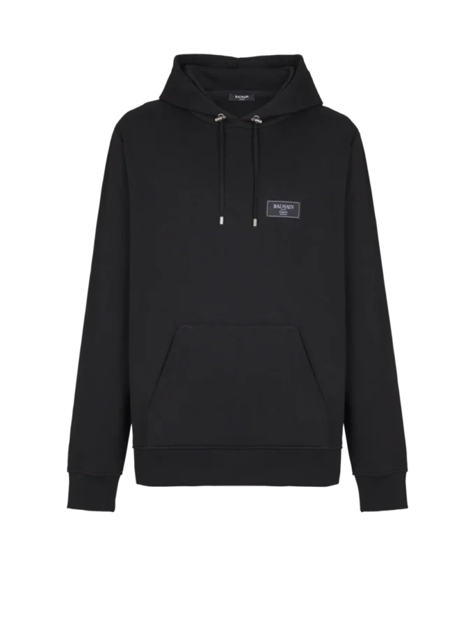 Hoodie with Balmain Couture label
