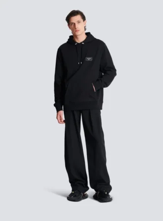 Hoodie with Balmain Couture label