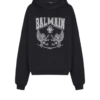 Hoodie with crystal embroidery