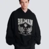 Hoodie with crystal embroidery