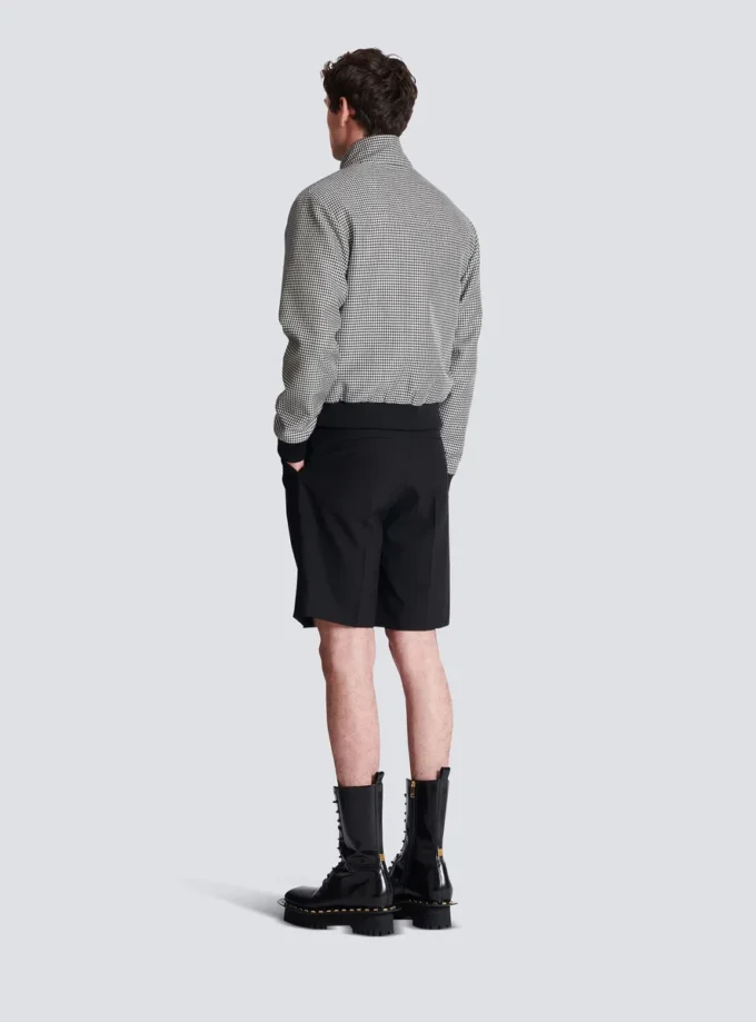 Houndstooth wool jacket Houndstooth wool jacket