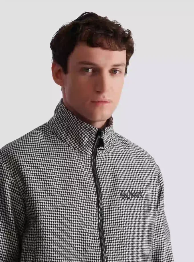 Houndstooth wool jacket Houndstooth wool jacket