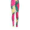 Jersey leggings with roses print