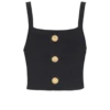 Knit bralette top with buttons Knit bralette top with buttons