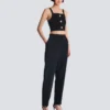 Knit bralette top with buttons Knit bralette top with buttons