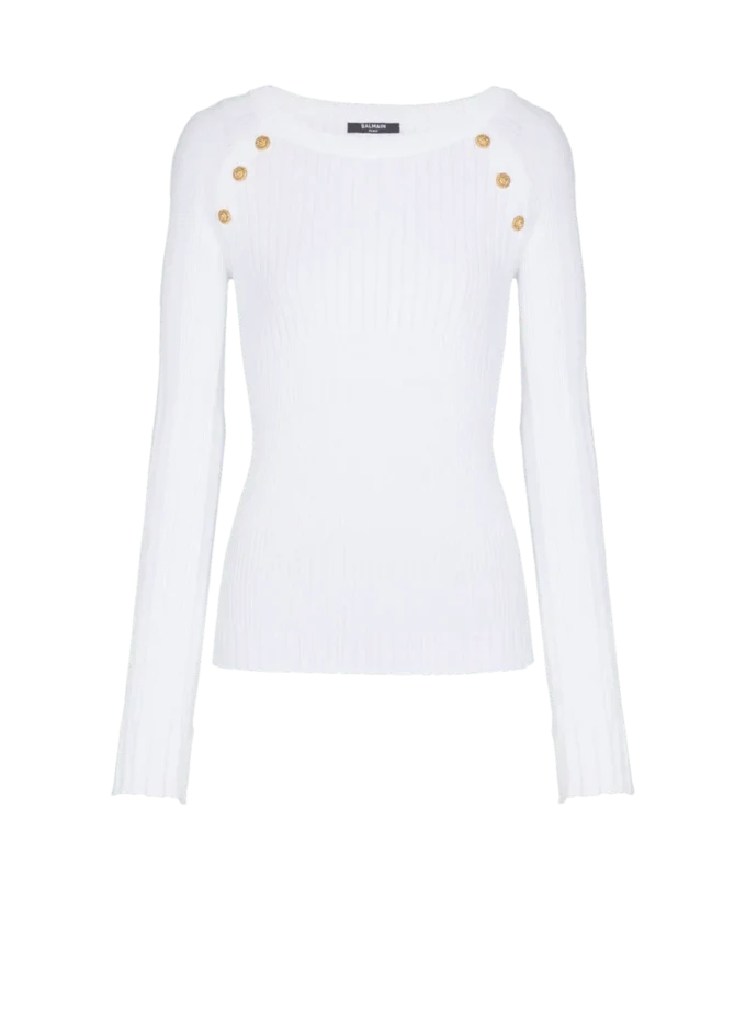 Knit top with buttons Knit top with buttons