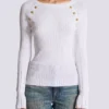 Knit top with buttons Knit top with buttons