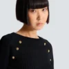Knit top with buttons Knit top with buttons