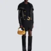 Lambskin and knit bomber jacket Lambskin and knit bomber jacket