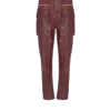 Lambskin leather cargo pants Lambskin leather cargo pants