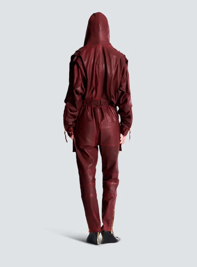 Lambskin leather cargo pants Lambskin leather cargo pants